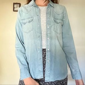 Madewell Denim chambray shirt